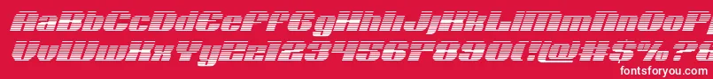 Nolocontendregradital Font – White Fonts on Red Background