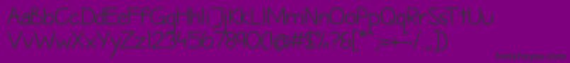 MaritimeSans Font – Black Fonts on Purple Background