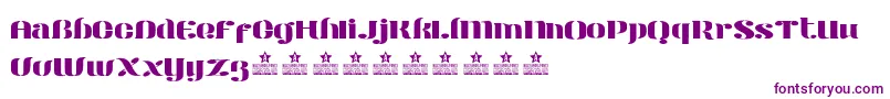 ModernStencilPersonalUse Font – Purple Fonts on White Background