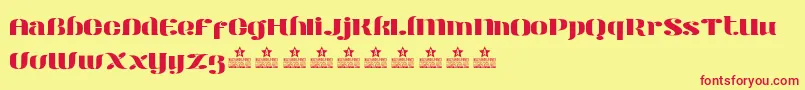 Más sobre la fuente ModernStencilPersonalUse fuente ModernStencilPersonalUse – Fuentes Rojas Sobre Fondo Amarillo