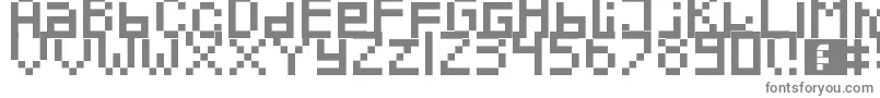 fuente Pixeled – Fuentes Grises