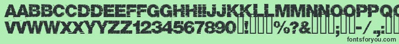 Base05 Font – Black Fonts on Green Background