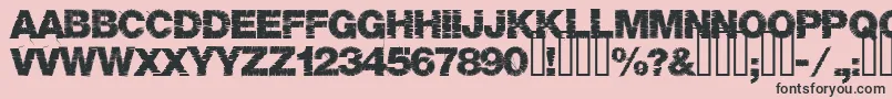 Base05 Font – Black Fonts on Pink Background