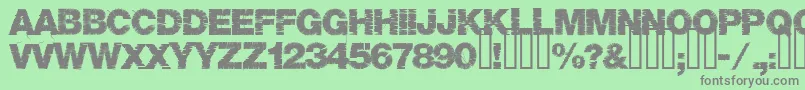 Base05 Font – Gray Fonts on Green Background