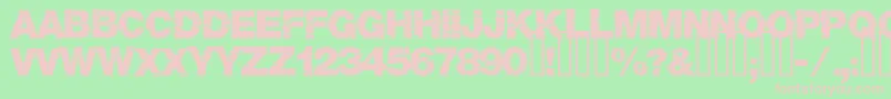 Base05 Font – Pink Fonts on Green Background