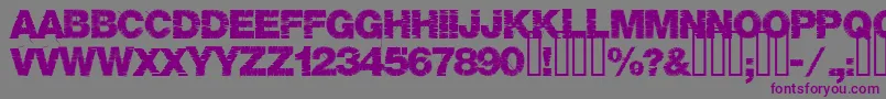 Base05-Schriftart – Violette Schriften auf grauem Hintergrund