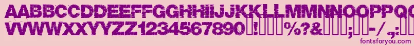 Base05 Font – Purple Fonts on Pink Background