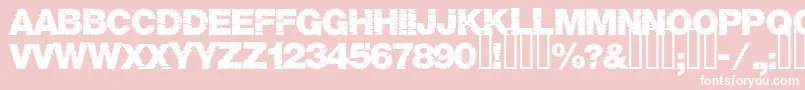 Base05 Font – White Fonts on Pink Background