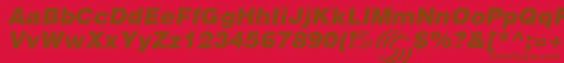 More about AirbusSpecial Font AirbusSpecial Font – Brown Fonts on Red Background