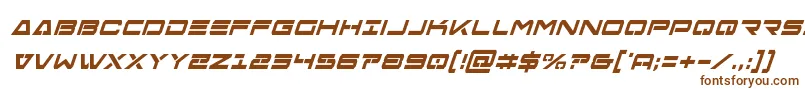 Freeagentboldcondital-fontti – ruskeat fontit valkoisella taustalla