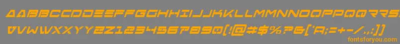 fuente Freeagentboldcondital – Fuentes Naranjas Sobre Fondo Gris