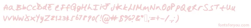 Hollysharpie-Schriftart – Rosa Schriften