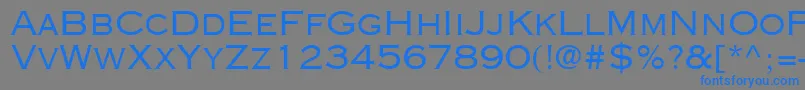 CopperplateSsi Font – Blue Fonts on Gray Background
