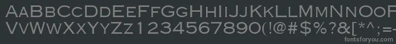 More about CopperplateSsi Font CopperplateSsi Font – Gray Fonts on Black Background