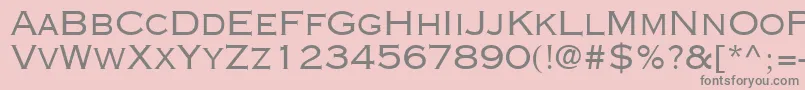 Więcej informacji o czcionce CopperplateSsi Czcionka CopperplateSsi – szare czcionki na różowym tle