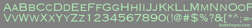 Подробнее о шрифте CopperplateSsi Шрифт CopperplateSsi – зелёные шрифты на сером фоне