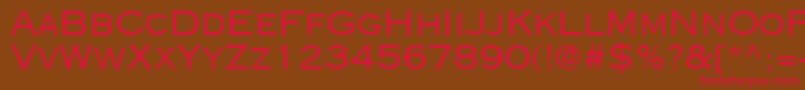 CopperplateSsi Font – Red Fonts on Brown Background