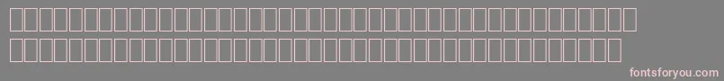 フォントSpReligion – 灰色の背景にピンクのフォント