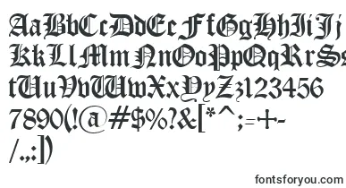  Oldengl font