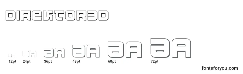 Direktor3D Font Sizes
