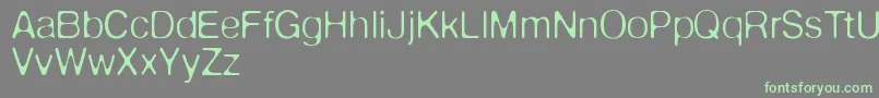 Defonteleger Font – Green Fonts on Gray Background