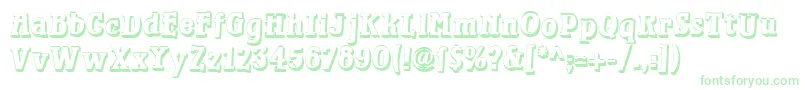 Waterloorelief Font – Green Fonts