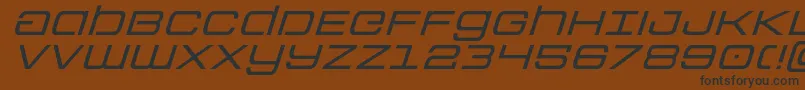 Шрифт Colonymarinesexpandital – чёрные шрифты на коричневом фоне