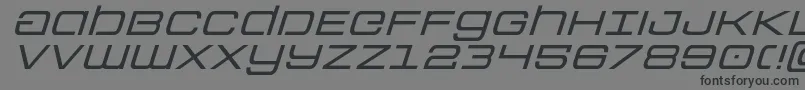 フォントColonymarinesexpandital – 黒い文字の灰色の背景