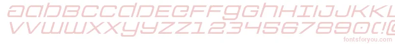 フォントColonymarinesexpandital – 白い背景にピンクのフォント