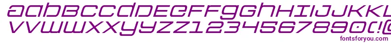 Colonymarinesexpandital-fontti – violetit fontit valkoisella taustalla