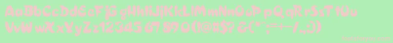 Lisätietoja Meravian-fontista Meravian-fontti – vaaleanpunaiset fontit vihreällä taustalla