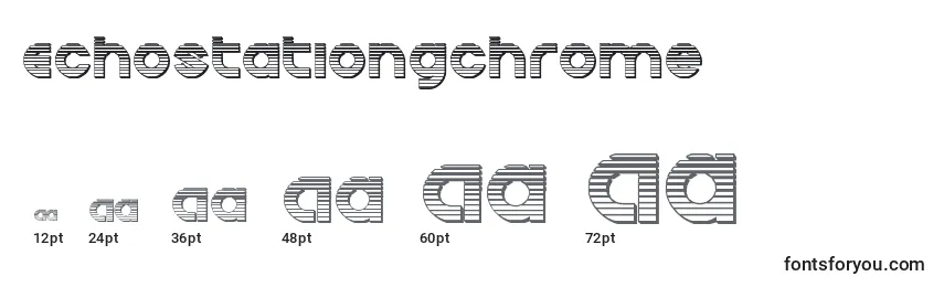 Размеры шрифта Echostationgchrome