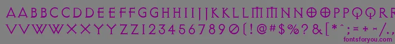 ExocetLight Font – Purple Fonts on Gray Background