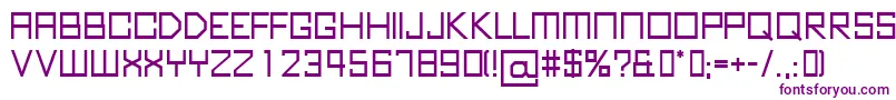 KubusBold Font – Purple Fonts on White Background