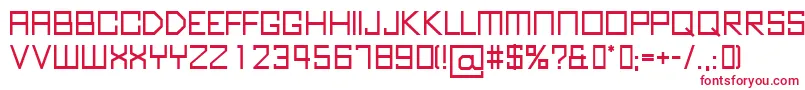 Шрифт KubusBold – красные шрифты