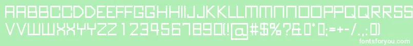 KubusBoldフォントについての詳細 フォントKubusBold – 緑の背景に白い文字