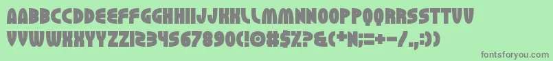 Erhank Font – Gray Fonts on Green Background