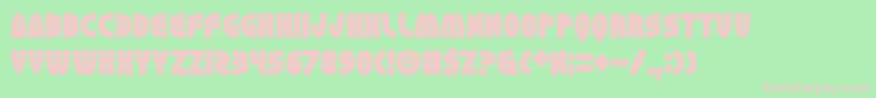 Erhank Font – Pink Fonts on Green Background