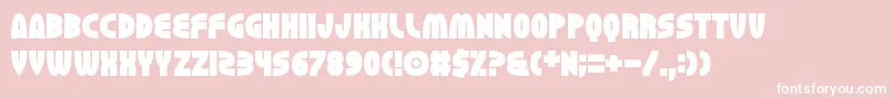 Erhank Font – White Fonts on Pink Background
