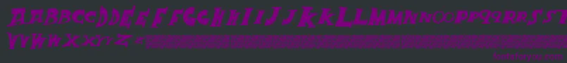 Crackking Font – Purple Fonts on Black Background