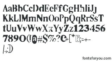 Co2 font – eroded Fonts