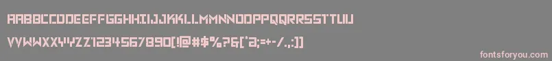 Vikingsquadcond Font – Pink Fonts on Gray Background