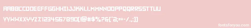 Vikingsquadcond Font – White Fonts on Pink Background