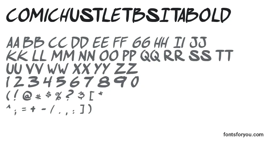 ComichustletbsItabold Font – alphabet, numbers, special characters