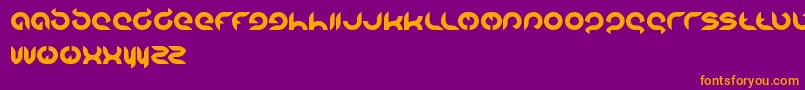 Intanputripratiwi Font – Orange Fonts on Purple Background