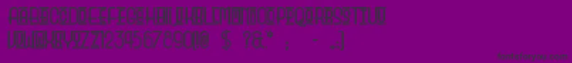 Beautyschooldropoutii Font – Black Fonts on Purple Background