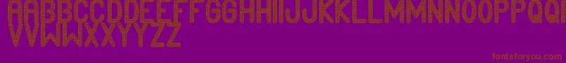 Edournida Font – Brown Fonts on Purple Background