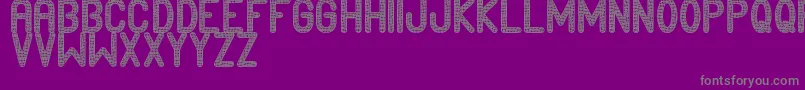 Edournida Font – Gray Fonts on Purple Background