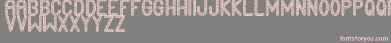 Edournida-Schriftart – Rosa Schriften auf grauem Hintergrund