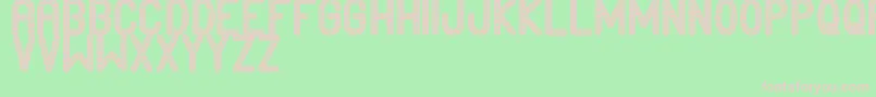 Edournida Font – Pink Fonts on Green Background